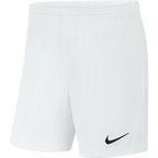NIKE CLUB PARK III SHORT/WHITE - WOMENS