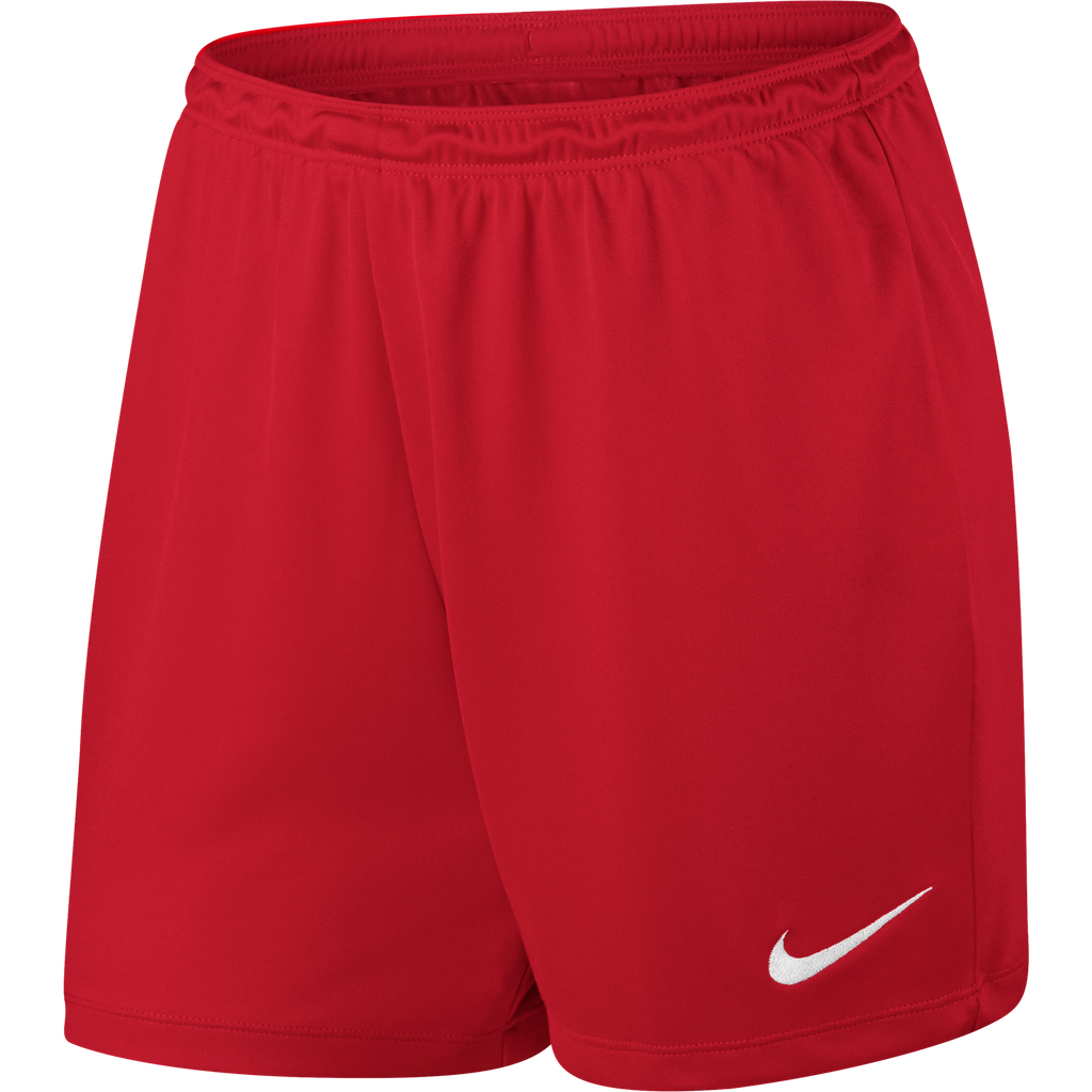 NIKE CLUB PARK II KNIT SHORT/UNIVERSITY RED - WOMEN'S
