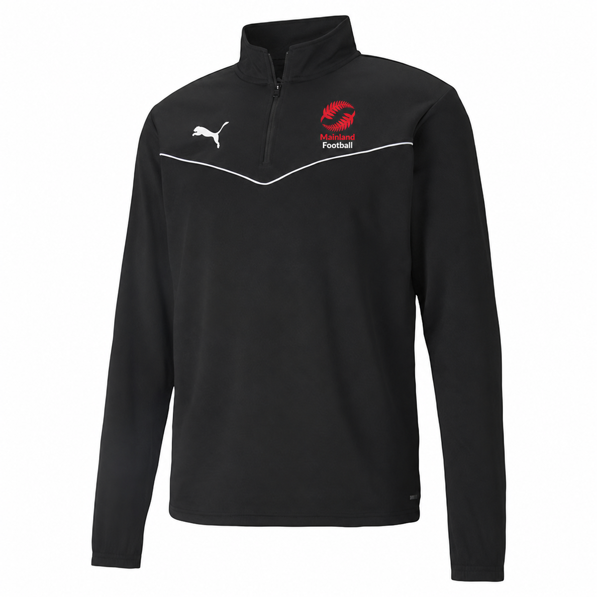 MAINLAND FOOTBALL REFEREES PUMA teamRISE 1/4 ZIP TOP - MENS