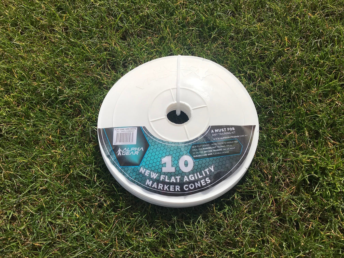ALPHA FLAT DISC CONES - 10 PACK