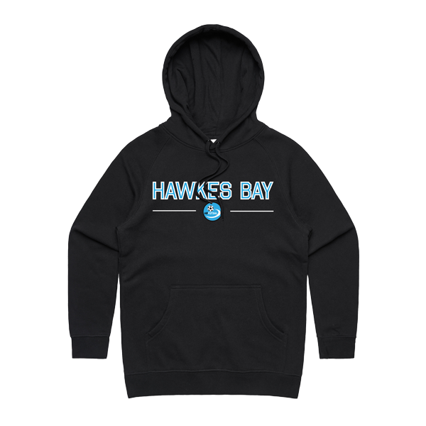 HAWKES BAY FUTSAL GRAPHIC HOODIE - WOMENS