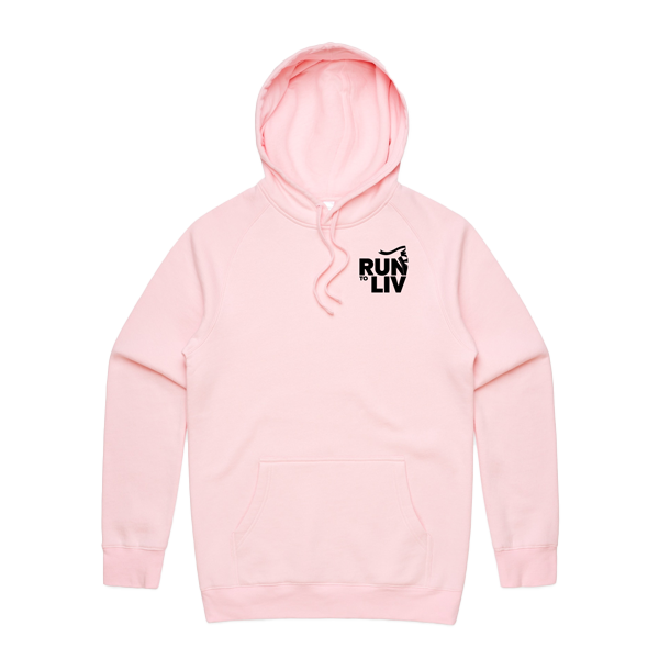 RUN 2 LIV PINK GRAPHIC HOODIE - KIDS