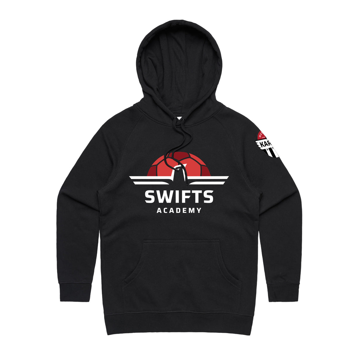 WATERSIDE KARORI SWIFTS ACADEMY GRAPHIC HOODIE - WOMEN'S