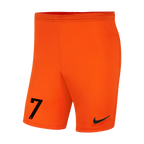 NIKE CLUB PARK III SHORT/SAFETY ORANGE - MEN'S