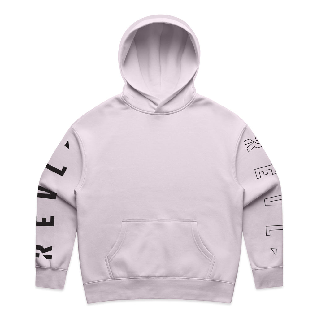 REVL RELAX HOODIE ORCHID SLEEVE BLACK  - WOMEN'S